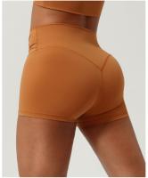 Pantalones cortos deportivos de estilo europeo y americano con puntadas de Control de barriga, Capris de Yoga para levantar glúteos sin línea en T para correr - details 9