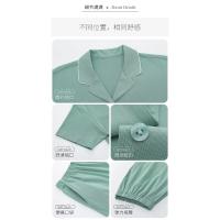 Conjunto de pijama de verano para hombre y mujer, ropa de dormir fina de manga corta para el hogar, 2025 - details 2