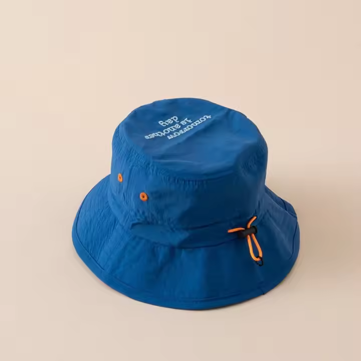 Sombrero de cubo transpirable de estilo coreano, sombrero de malla de secado rápido para verano para niños, sombrero para el sol Anti-UV, sombrero sombreado, sombrero de pescador para niños - 1