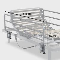Barandillas abatibles para camas articuladas |   Muy resistentes y fáciles de instalar |   Anti-atrapamiento de Manos (Lado Derecho) - details 3