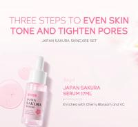LAIKOU-Conjunto de cuidado de la piel con flor de cerezo, crema para ojos con esencia, crema Facial, producto para el cuidado de la piel, Kit de productos faciales, juegos de 3 piezas para el cuidado de la piel - details 8