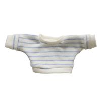 Ropa de muñeca de algodón, camiseta interior a rayas, ropa de muñeca de felpa de Color sólido, suéter de 15cm, ropa de muñeca sin atributos de alta calidad - details 4