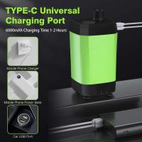 Bomba de camping RV Campamento al aire libre con pantalla completa Pantalla digital inteligente Kit de ducha ajustable de 6000 mAh - details 3
