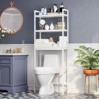 Estantería de baño de bambú de 3 Niveles con estantes Ajustables, Carga de 15 kg - details 4
