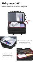Mochila de gran capacidad para hombre, mochila de viaje de ocio, expandible, impermeable, interfaz USB - details 6