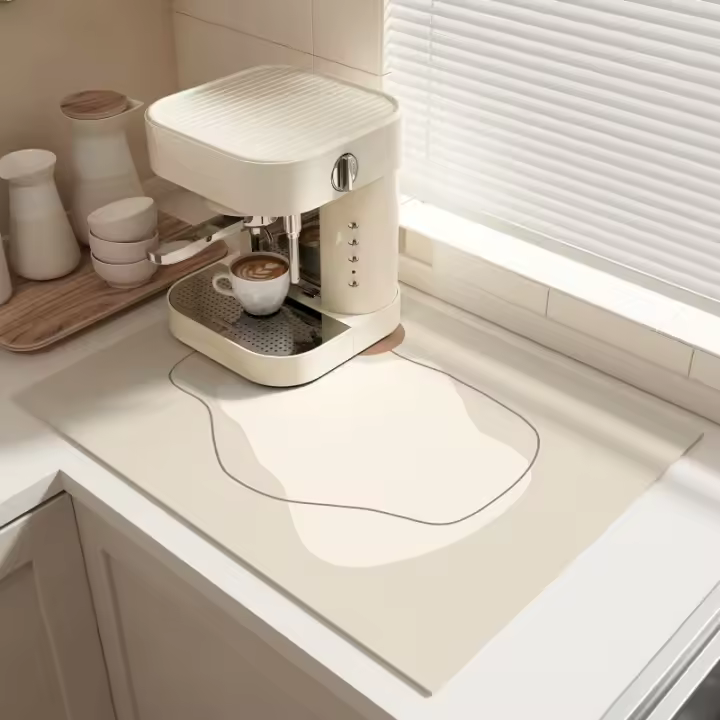 Accesorios de cocina Absorbentes 	 Cocina 	 Estera para secar platos, mesa de centro, vajilla, estera de drenaje 	 Cocina 	 Desagüe 	 Pads 	 Vajilla 	 Estera estera de la estera de la estera de la estera de la estera de Digitaces - 1