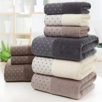 Toalla de algodón puro súper absorbente, toallas grandes gruesas y suaves, toallas de baño cómodas, 34x74cm - details 0