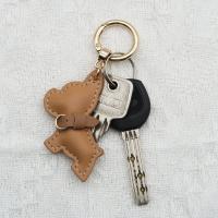 Precioso llavero de Bulldog Francés, Animal, perro, cachorro, colgador de perro de cuero PU, colgante de bolso de Bulldog de dibujos animados a la moda para mujer - details 24