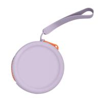 Monedero redondo bonito de silicona para mujer y niña, Mini bolsa para auriculares con llave, Color sólido, regalo para niño - details 2