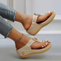 Sandalias de Verano 2025 para Mujeres Tallas Grandes Pantuflas de Plataforma Antideslizantes - details 15