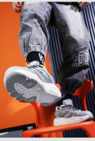 Zapatos coloridos de moda versátiles de explosión de tendencia cálida densa gruesa de cuero genuino para hombres - details 8