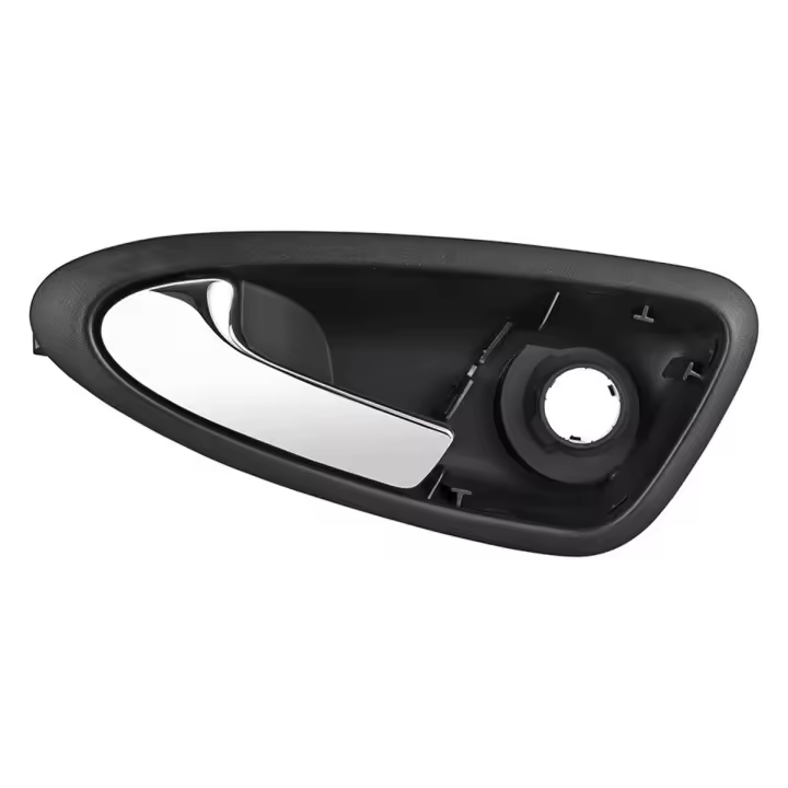 Manijas de puerta delantera izquierda para coche Seat Ibiza, manijas de decoración cromadas y brillantes, 6J0837113A 6J0837113K, 2009-2017 - 1