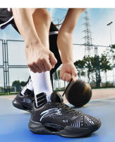 Zapatos de baloncesto para hombre, zapatillas de deporte transpirables de malla, novedad de verano para adolescentes, antideslizantes, resistentes al desgaste - details 15