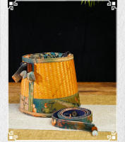 Bolso de Mano Creativo Hecho a Mano Estilo Chino Impreso en Satén para Ceremonia del Té Bolso de Cubo de Doble Uso en Varios Estilos - details 11