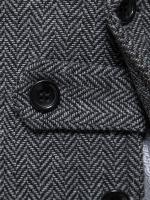 Chaleco elegante en espiga para hombre, para banquetes de negocios y bodas, chaleco informal elegante y cómodo para hombre - details 18