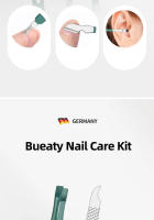 Ouriner Juego de manicura de 9 piezas con estuche de cuero, kits de herramientas profesionales para el cuidado de los pies y la cara, cortaúñas de acero inoxidable, regalo - details 11