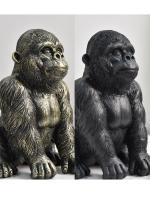 Gorilla diamante resina artesanías sala de estar escritorio Oficina decoración del hogar ornamento regalos creativos - details 1