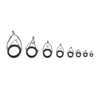 Kit de reparación de línea de anillo guía de dos pies, accesorios de pesca con bucle de alambre, guías de caña de pescar de acero inoxidable, puntas, anillos circulares - details 16