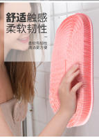 Nuevo producto, cepillo de baño de silicona, cepillo de baño de silicona antideslizante grande con ventosa, almohadilla para frotar la espalda y los pies - details 4