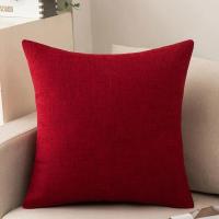 Funda de almohada de algodón y lino para sala de estar, cojín de sofá de color sólido, estilo escandinavo ins, funda de almohada de cintura de invierno - details 4