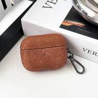 Funda protectora vaquera con patrón de tela para auriculares AirPodsPro2, 2022, 2023, hebilla de cinturón de PU - details 5