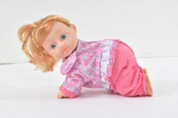 Muñeca de Música Encantadora a Crawl de 10 Pulgadas Hermosa Niña Eléctrica Que Canta y Baila Juguete Divertido para Bebés Pequeños - details 6