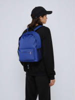 MEJORADA 0108 Mochila de poliéster para el trayecto diario, diseño minimalista, sin carga, sin batería, sin impresión, solo lavado a mano, disponible en negro, azul marino, gris espacial, verde oliva, tamaño 39x30x10 cm, ligera y funcional - details 8