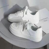 Zapatos de tablero de primavera para hombres y mujeres, con suela gruesa y zapatos blancos altos - details 4