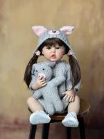 BZDOLL muñeca Reborn realista de 55cm con cuerpo de silicona completo, juguete de casa de juegos de bebé recién nacido de 22 pulgadas, regalo de cumpleaños para niña - details 3
