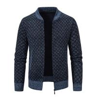 Cardigan de Invierno para Hombres Cuello de Béisbol Casual Chaqueta Deportiva de Pello - details 10