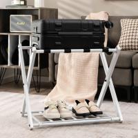 Portaequipajes Plegable Soporte de Metal para Maleta Ahorro de Espacio - details 11