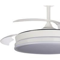 Ventilador LED aspas plegables Blanco 45W con Memoria de encendido y Mando a distancia CCT Regulable - details 1
