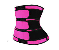 Women Waist Trimmer Tripple Belts Waist Trainer Shaperwear Tummy Control Slimming Fat Burning For Postpartum Sheath Belt - details 9