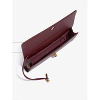 Bolsa de enterrar sobre rojo vino cereza bolso nuevo exclusivo moda europea y americana órgano de mano con tapa de cocodrilo b Mochila de lujo de alta gama - details 3