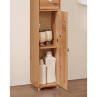 Mueble de Baño de Alto Estante Armario con 2 Puertas y Cajón Blanco Tamaño 20 x 20 x 180 cm - details 11
