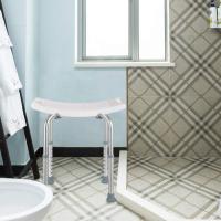 Silla de Ducha Portátil Homfa Taburete de Aluminio para Baño con 5 Alturas Muebles de Baño - details 4
