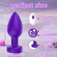 Vibrador Anal Inalámbrico APP 10 Velocidades Estimulador de Prostata Juguete Intimo para Mujeres - details 3