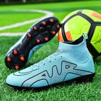 Zapatos respirables del fútbol de los muchachos de los hombres de los zapatos de fútbol del diseño de la marca del ODM del OEM - details 5