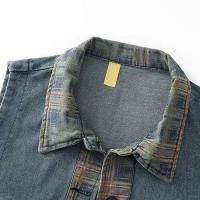 Chaleco Denim Retro para Mujer Chaleco Ajustado sin Mangas, Botón Único, Moda Casual de Primavera y Otoño, Novedad 2024 - details 23