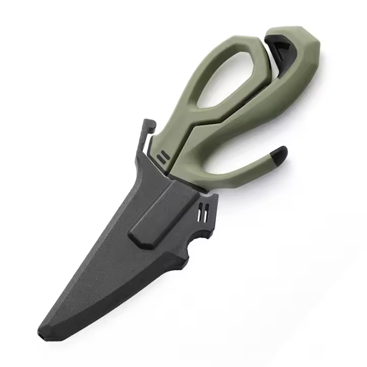 Tijeras de corte de pesca Premium, cocina resistente con cuchillas desmontables, acero inoxidable, multifunción, tijeras para aves de corral - 1
