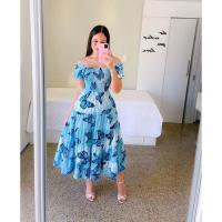 Primavera/Verano nuevo vestido literario francés estampado fresco moda ropa de mujer - details 4