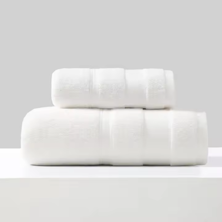 Toallas de cara y mano absorbentes y suaves de algodón, juego de toallas de baño de lujo para Hotel, Spa, sólido y suave - 1