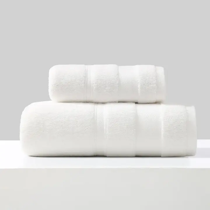 Toallas de cara y mano absorbentes y suaves de algodón, juego de toallas de baño de lujo para Hotel, Spa, sólido y suave - 1