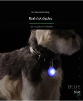 LED perro luminoso LED perro gato Collar colgante brillante luces Flash de Pet LED accesorios Night Walking Pet Collar suministros Accessorie - details 6