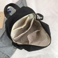 Mochila deportiva de nailon pequeña y sencilla, bolso de hombro de Color sólido de estilo coreano, bolso de mano, mochila Retro para niñas - details 33