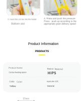 Cuchara alimentadora multifuncional para mascotas, herramientas para apretar alimentos líquidos, comida húmeda, dispensador para mascotas - details 9