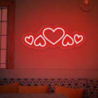 Letrero de neón con forma de corazón de amor, luces LED USB de ambiente románticas para parejas, dormitorio de niñas, aniversario de boda, propuesta de matrimonio, fiesta, decoraciones de boda - details 1