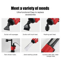 Limpiador automático de grava para acuario 28W 220V bomba eléctrica de cambio de Tanque De Agua para peces aspiradora de sifón ducha de agua y arena - details 8
