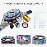 Riñonera para hombre y mujer, bolso de cintura multifunción, resistente al agua, cinturón ajustable para caminar y correr - details 4
