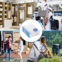 Bolsas al vacío 15 unidades bolsas de almacenamiento de viaje más gruesas bolsas de ropa 5 XXL+5 XL+5 L reutilizables para ropa, edredones, ropa de cama, almohadas, mantas de lana, cortinas, - details 6